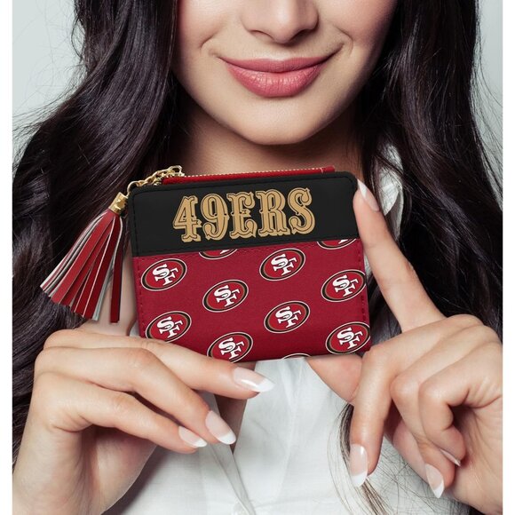 NFL San Francisco 49ers Printed Logo Mini Organizer Wallet - Picture 4 of 4